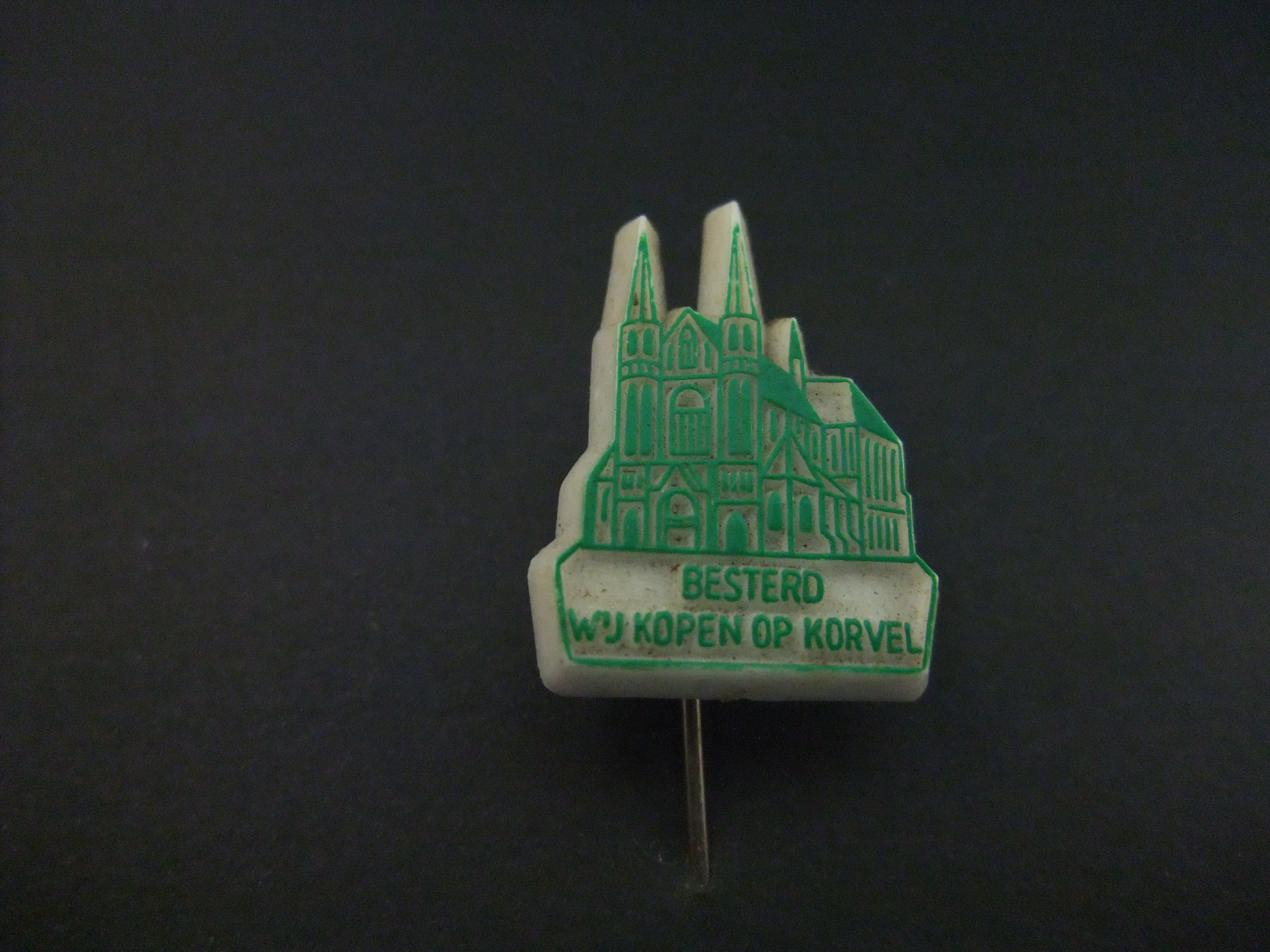 Ondernemersvereniging Korvel Vooruit, Tilburg, Besterdse Kerk ( H.H. Martelaren van Gorcum) groen